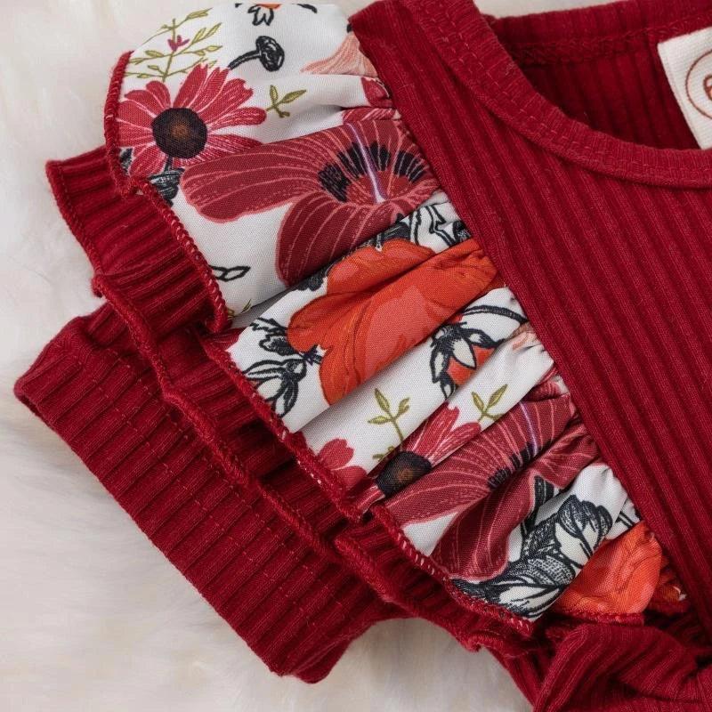 Vestidinho floral para bebês