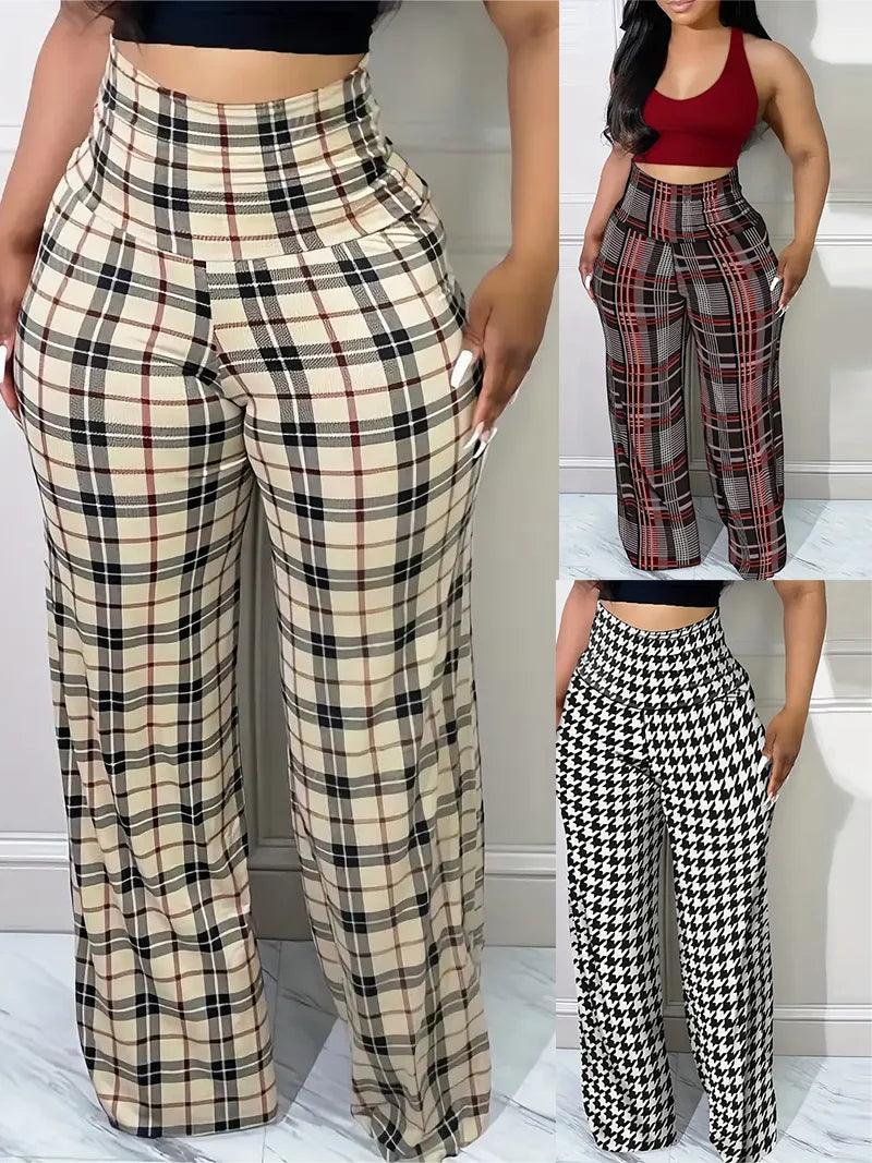 Calça Casual Geométrica